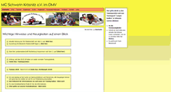 Desktop Screenshot of mcschwerinkroesnitz.de